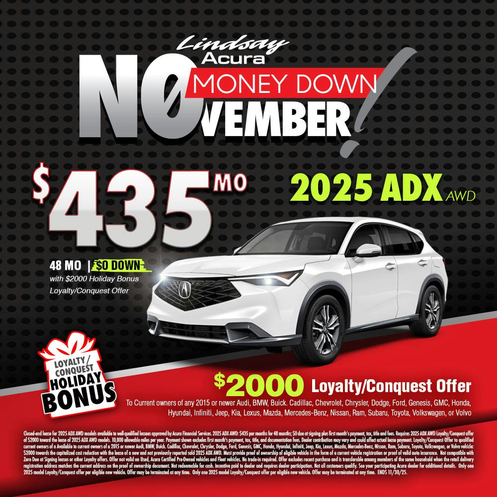 25ADX $435 per mo NOV25
