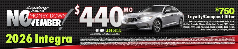 $444 2025 Integra NOV25 | Lindsay Acura