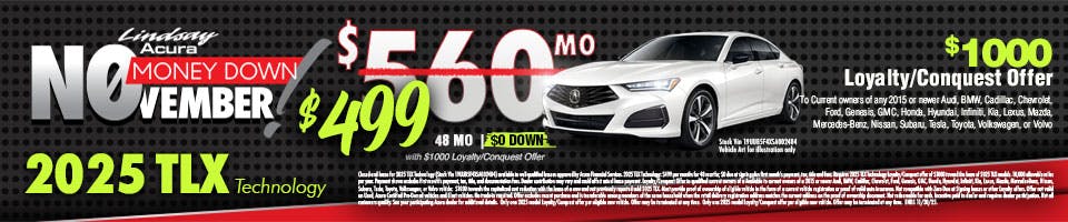$499 TLX Technology NOV25 | Lindsay Acura