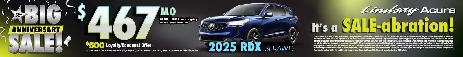 $467 mo | 2025 RDX SH-AWD