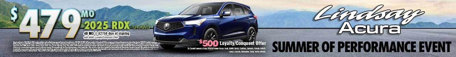 $479 mo | 2025 RDX SH-AWD AUG25