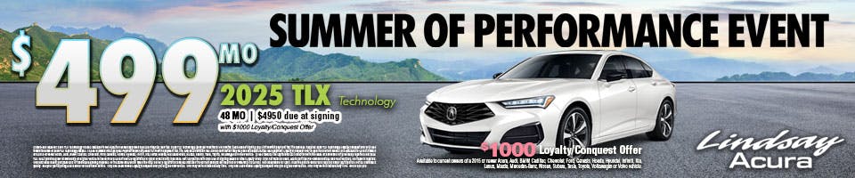 $499 TLX Technology AUG25 | Lindsay Acura