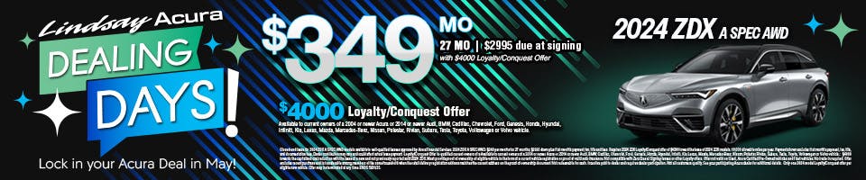 $349 2024 ZDX A Spec | Lindsay Acura