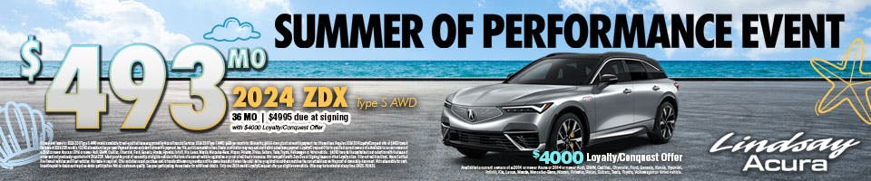 $493 2024 ZDX Type S | Lindsay Acura