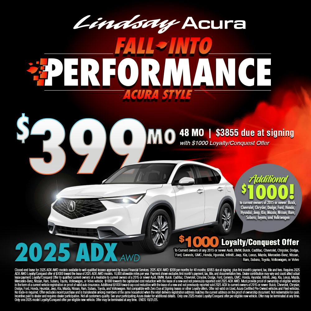 25ADX $399 per mo OCT25