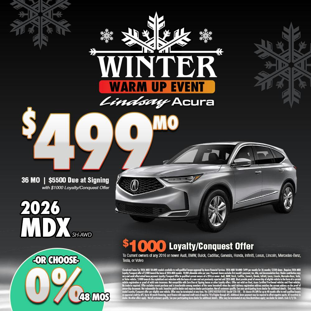 2026 MDX $499mo FEB26