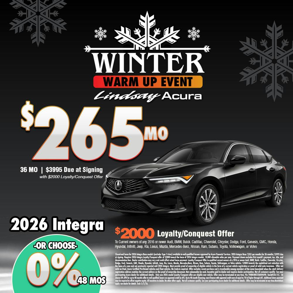 $265 2026 Integra FEB26