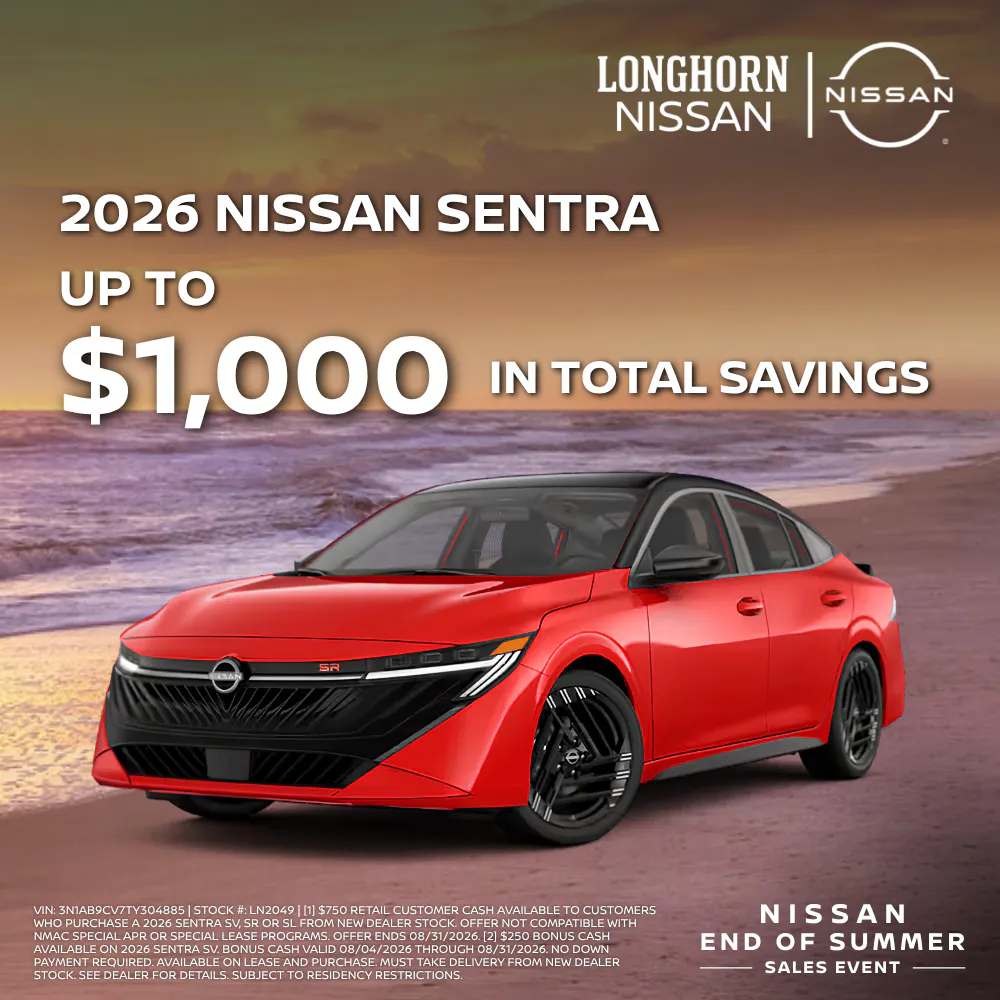 2026 Sentra | Longhorn Nissan
