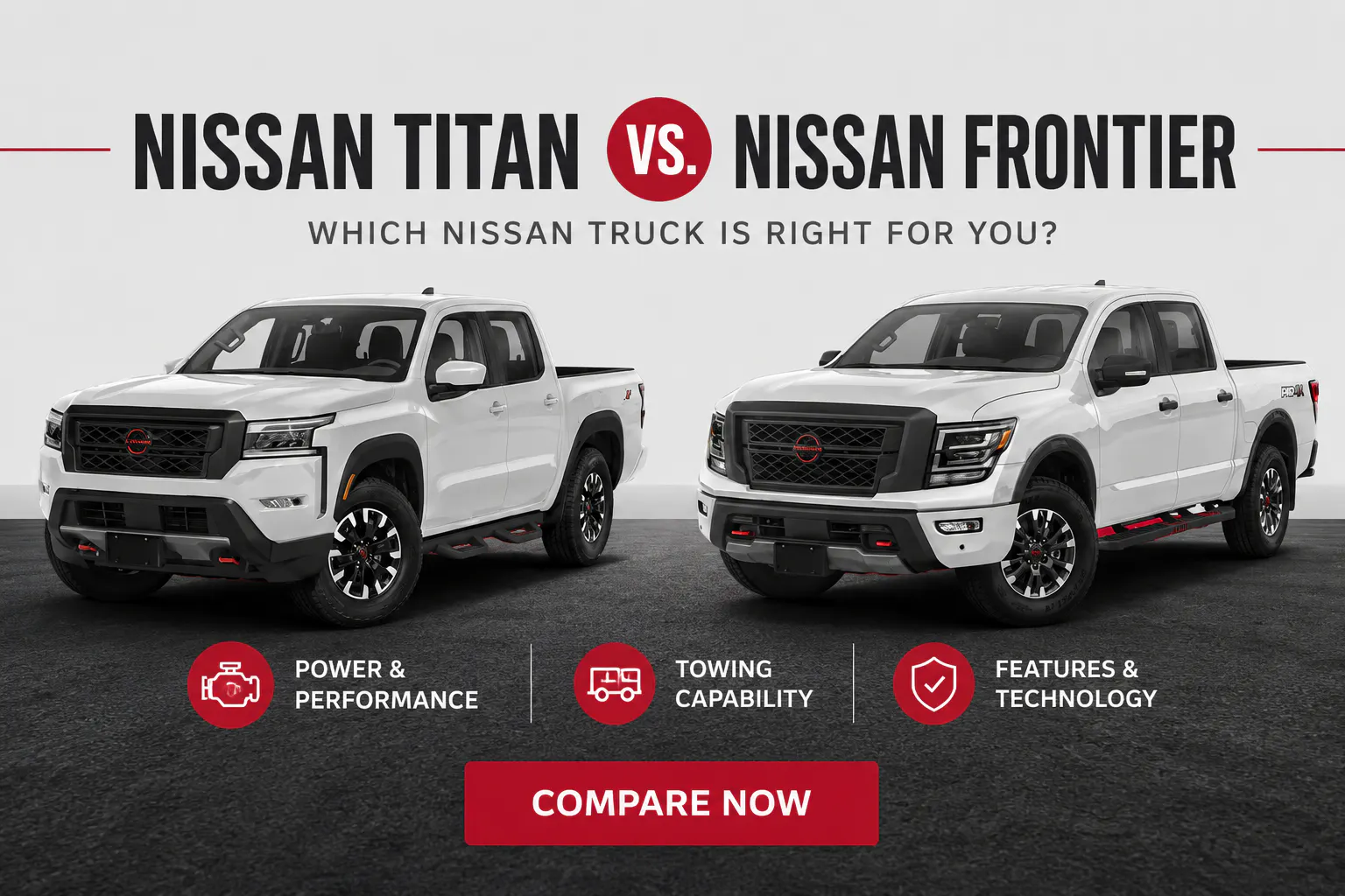 Nissan Frontier vs Nissan Titan