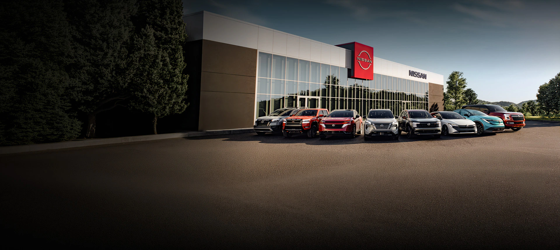 Nissan dealership exterior serving drivers near Hurst Texas
