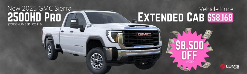 2025 GMC Sierra 2500HD PRO $8,500 off | Lum