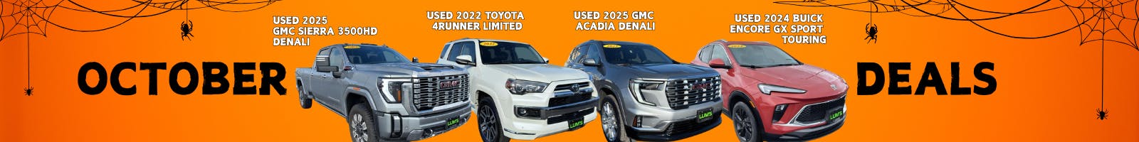 Used Vehicles October Savings | Lum