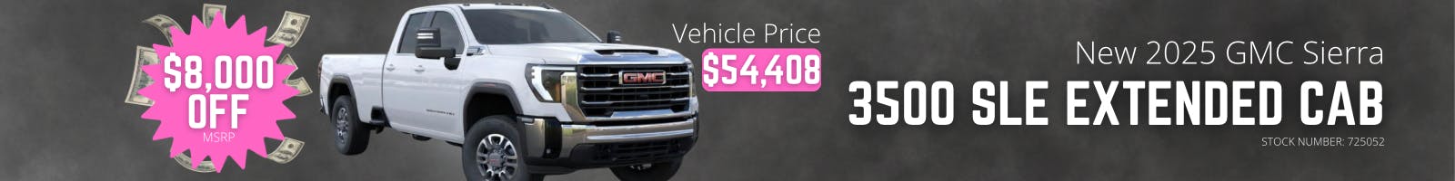 8,000 off 2025 GMC Sierra