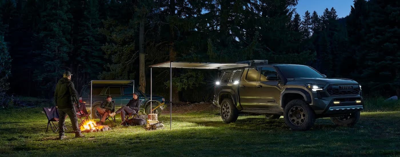 A camping accessory for a 2025 Toyota Tacoma