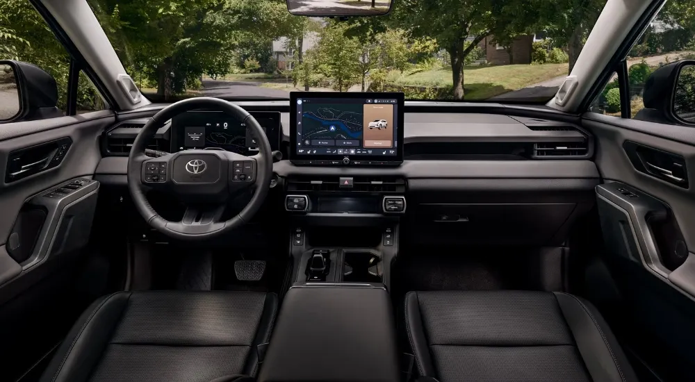 Black interior in a 2026 Toyota RAV4 Limited for sale near Smyrna