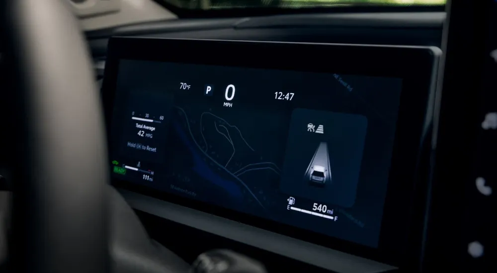 Digital screen in a 2026 Toyota RAV4 Limited 