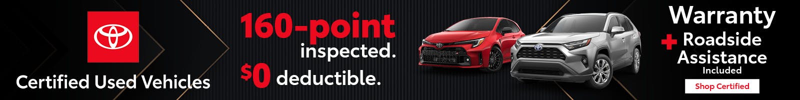 160-Point Inspected | Certified Used Vehicle | Marietta Toyota