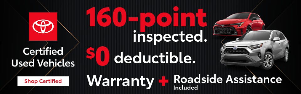 160-Point Inspected | Certified Used Vehicle | Marietta Toyota