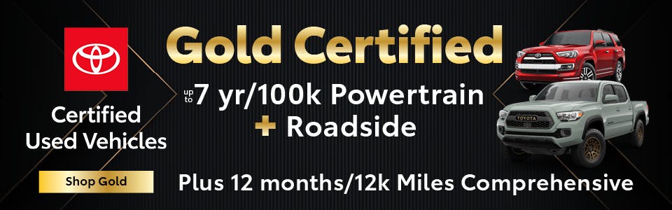 Gold Certified | Certified Used Vehicle | Marietta Toyota