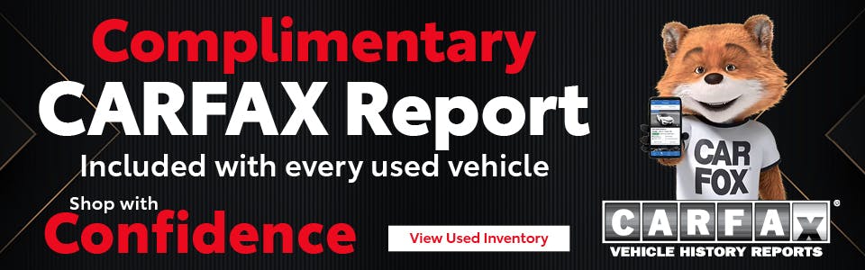 Complimentary CARFAX Report | Marietta Toyota