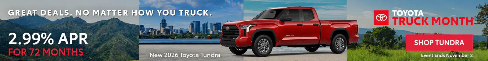 2026 Tundra – Truck Month