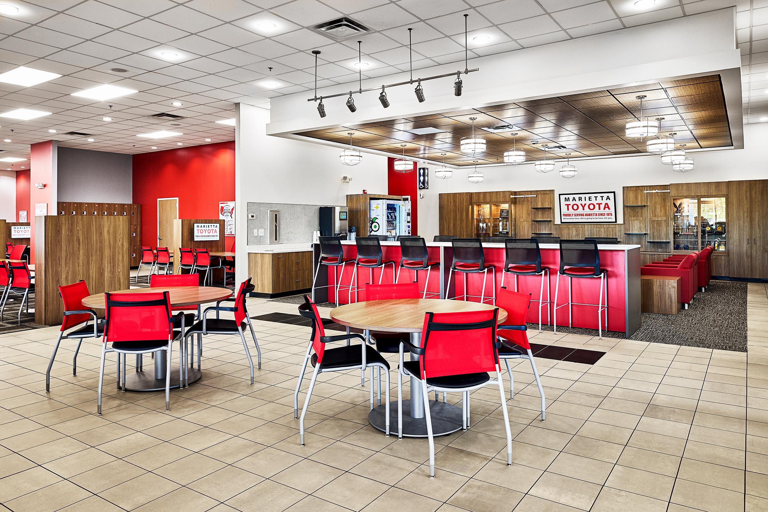 New Car Showroom Customer Lounge interior thumbnail