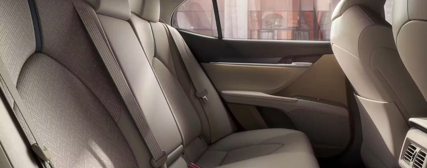 Grey interior in a 2024 Toyota Camry XLE