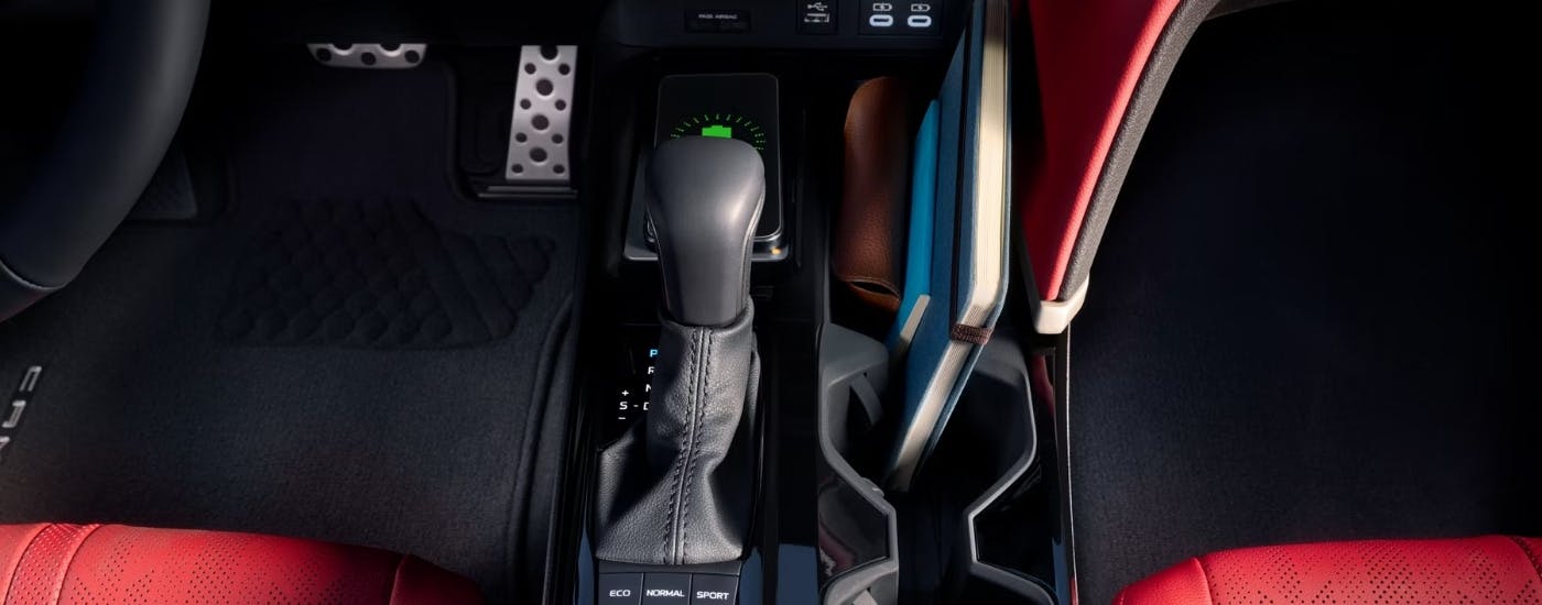Gear shifter in a 2025 Toyota Camry XSE