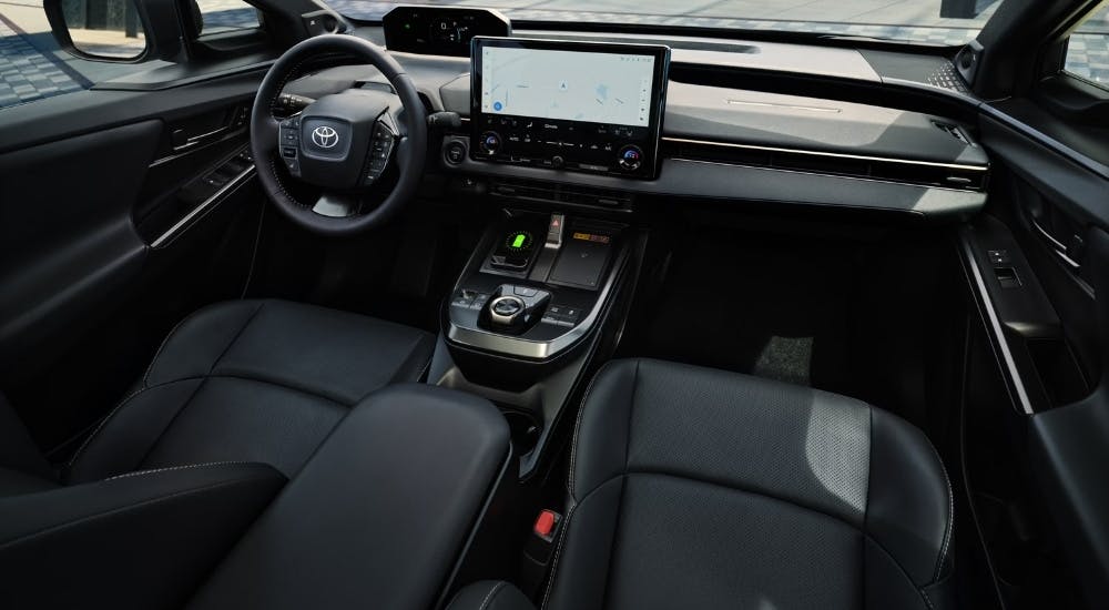 Black interior in a 2026 Toyota bZ Limited
