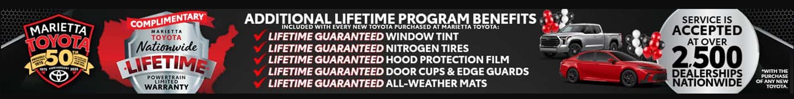 Lifetime Program Benefits