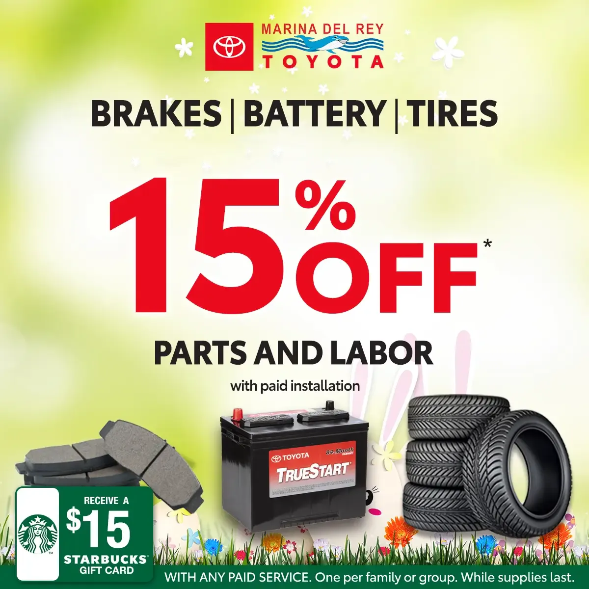 Brakes | Battery | Tires | Marina del Rey Toyota