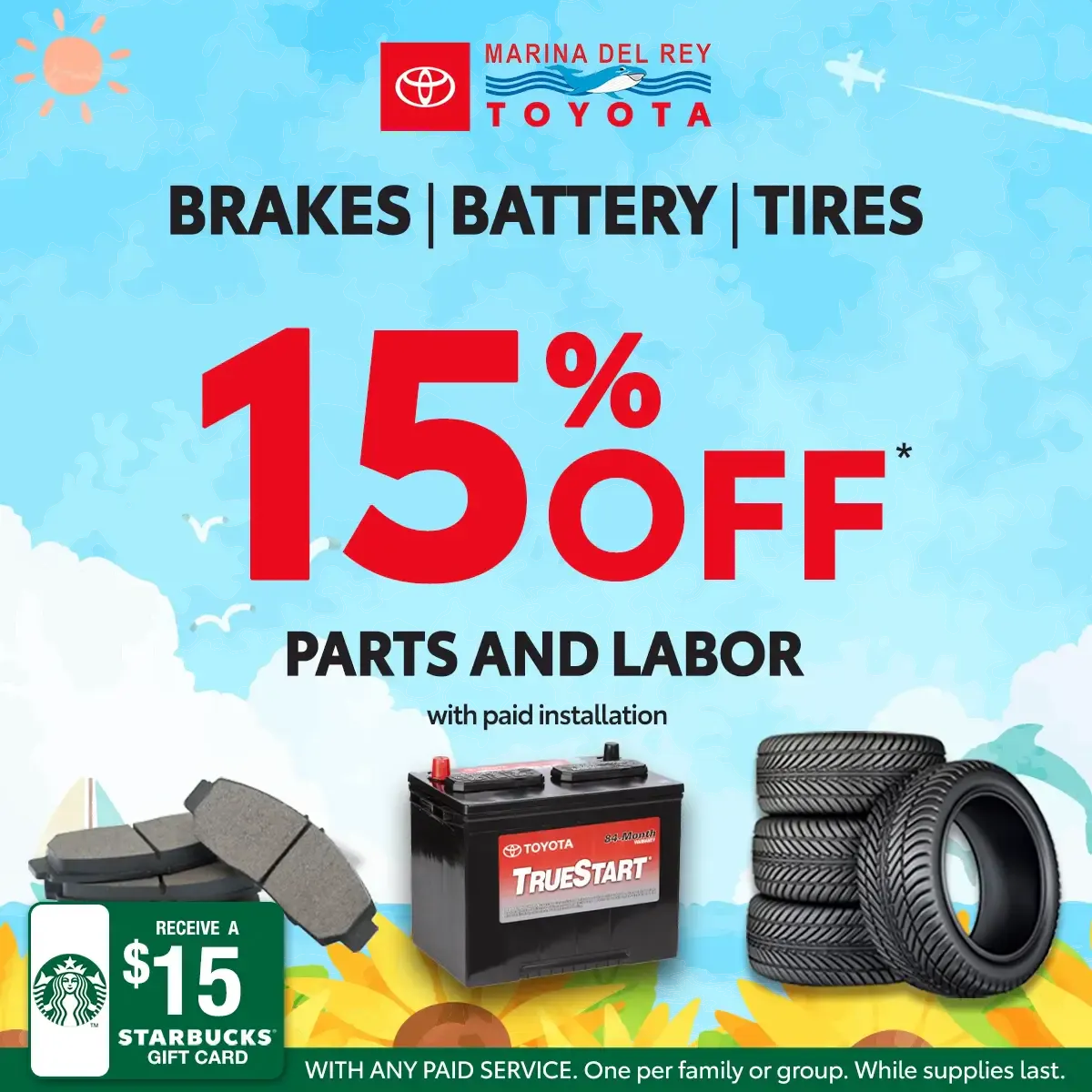 Brakes | Battery | Tires | Marina del Rey Toyota