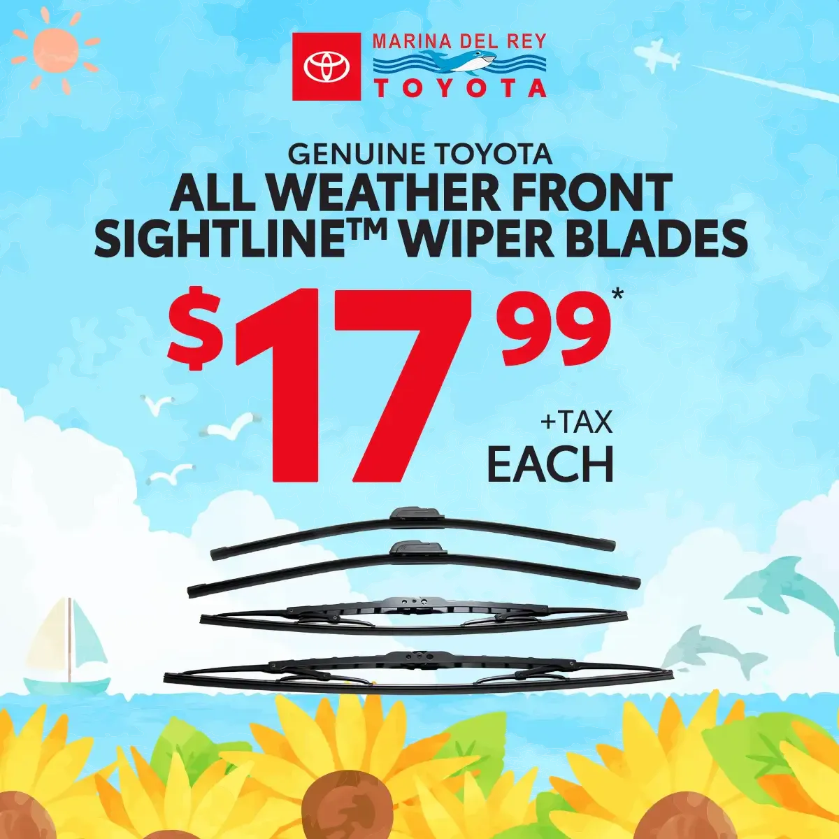 Genuine Toyota Wiper Blades | Marina del Rey Toyota