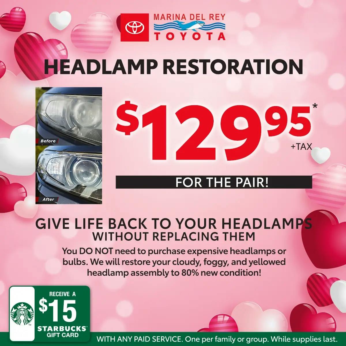 Headlamp Restoration | Marina del Rey Toyota