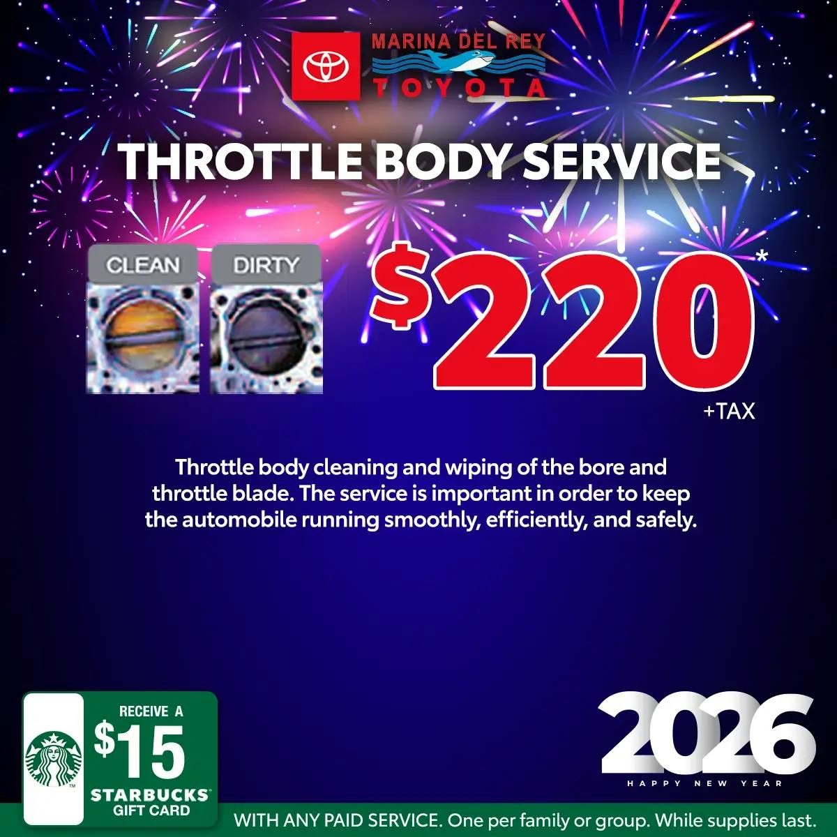 Throttle Body Service | Marina del Rey Toyota