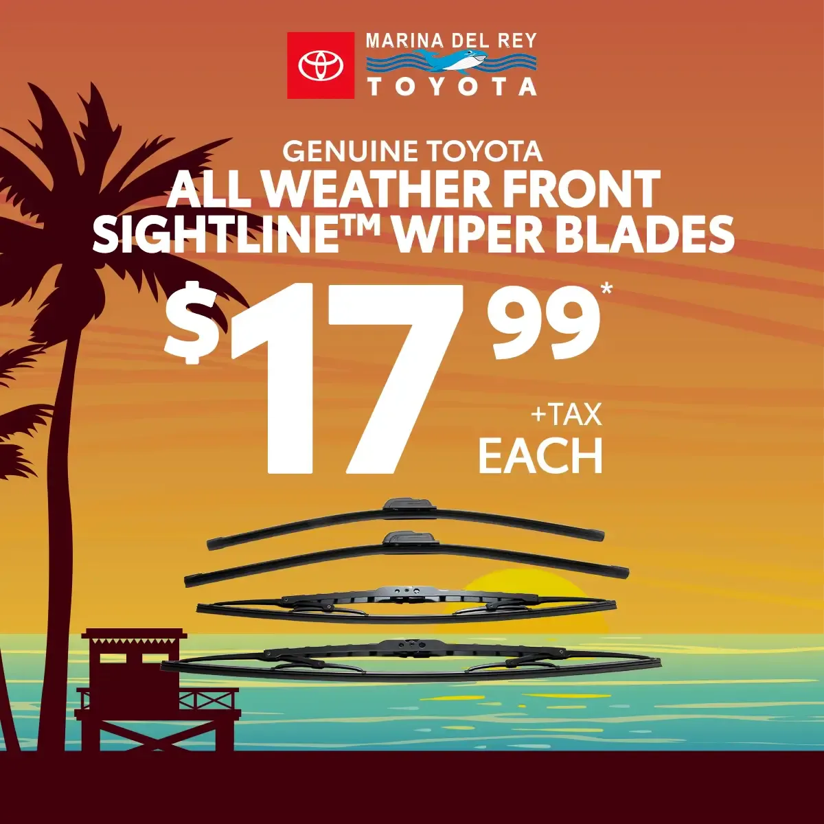 Genuine Toyota Wiper Blades | Marina del Rey Toyota
