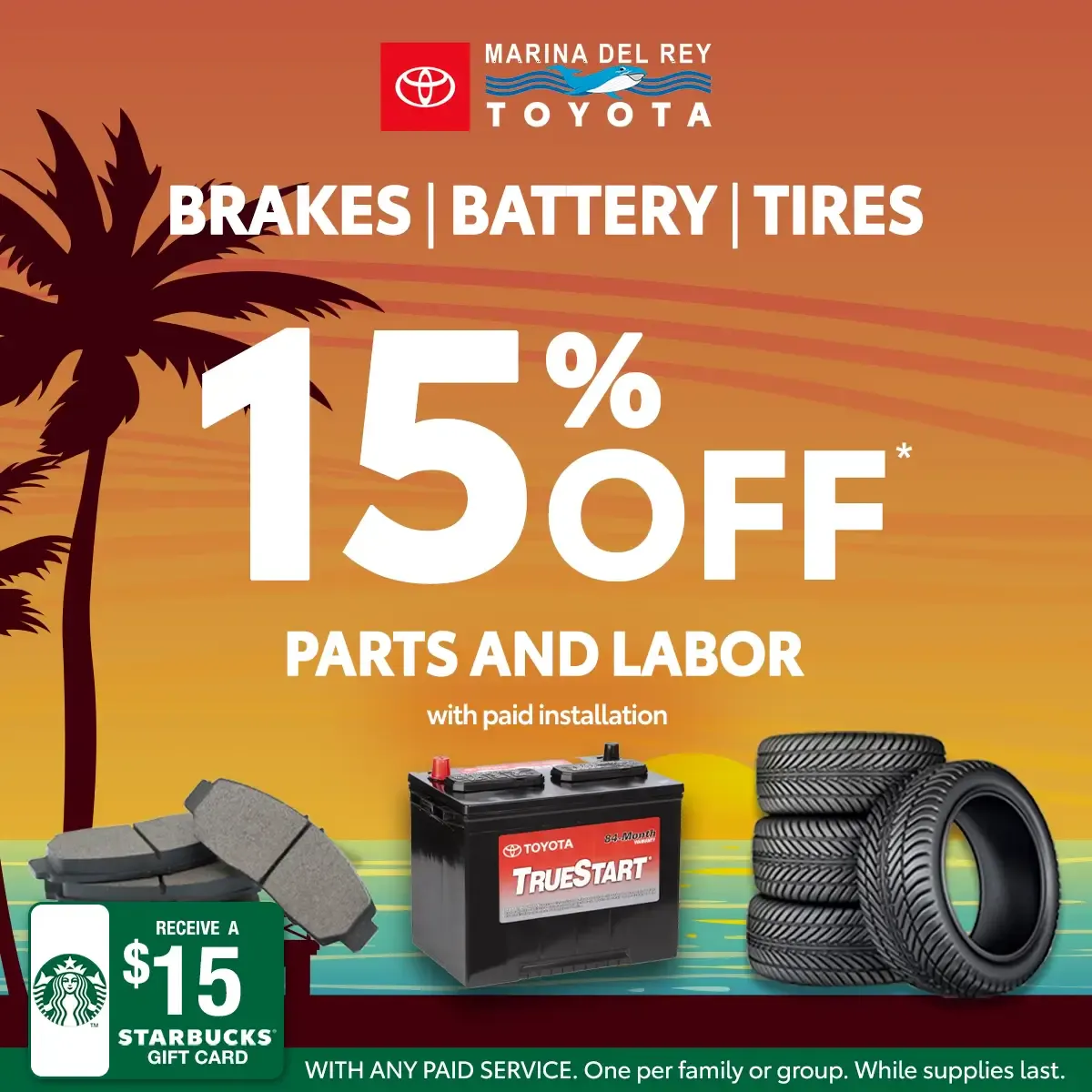 Brakes | Battery | Tires | Marina del Rey Toyota