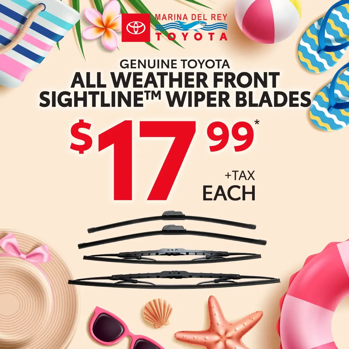 Genuine Toyota Wiper Blades | Marina del Rey Toyota