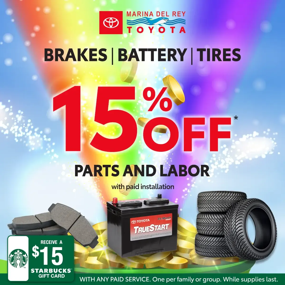 Brakes | Battery | Tires | Marina del Rey Toyota