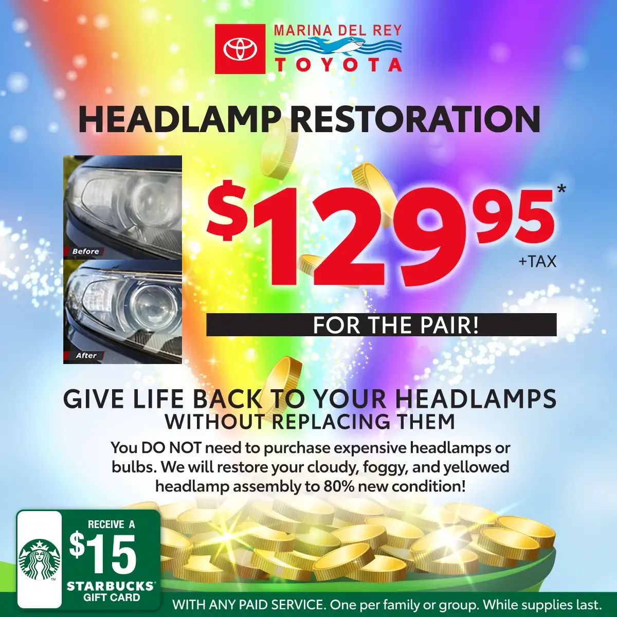 Headlamp Restoration | Marina del Rey Toyota
