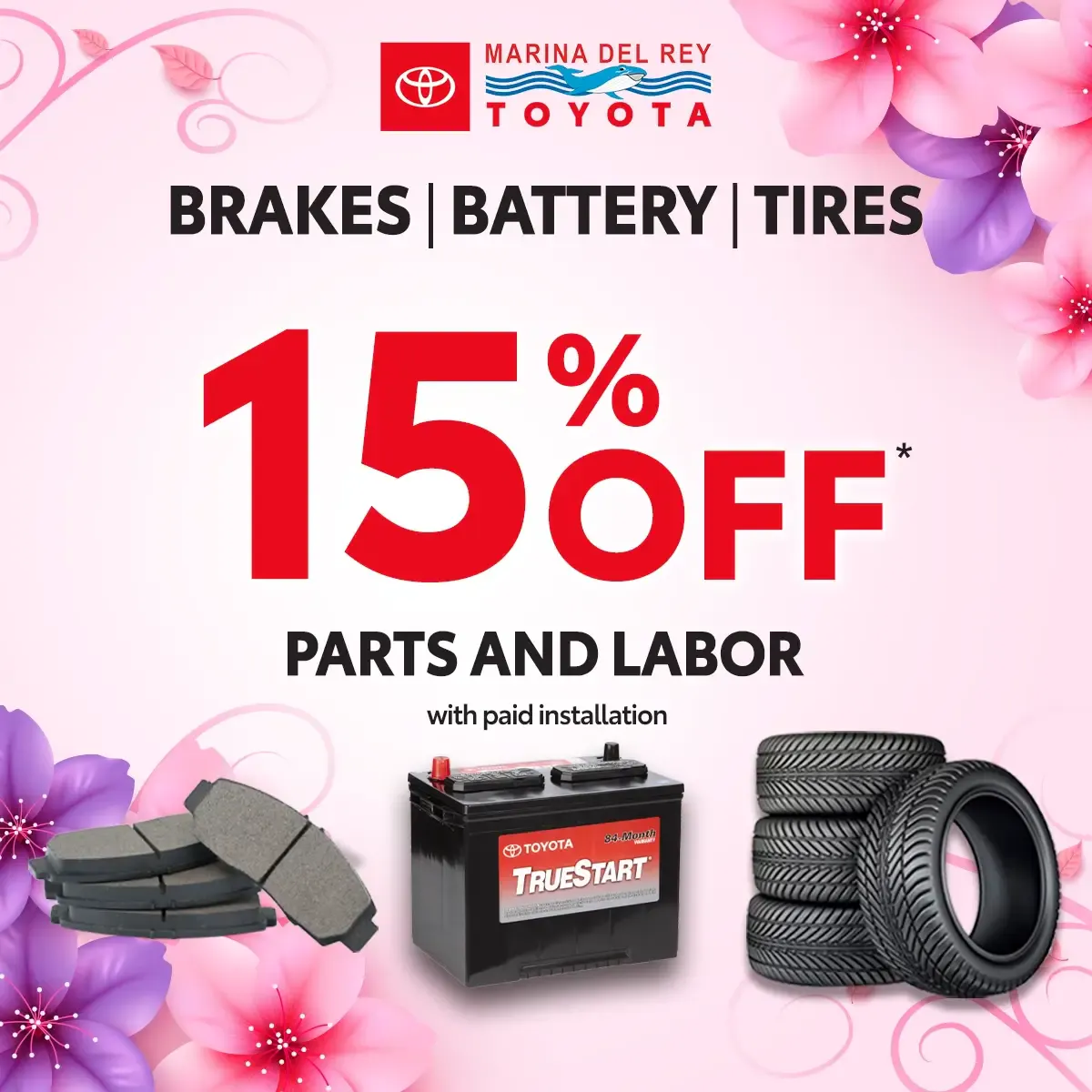 Brakes | Battery | Tires | Marina del Rey Toyota