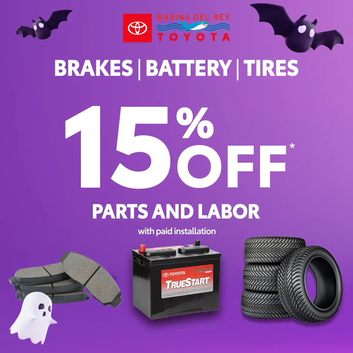 Brakes | Battery | Tires | Marina del Rey Toyota