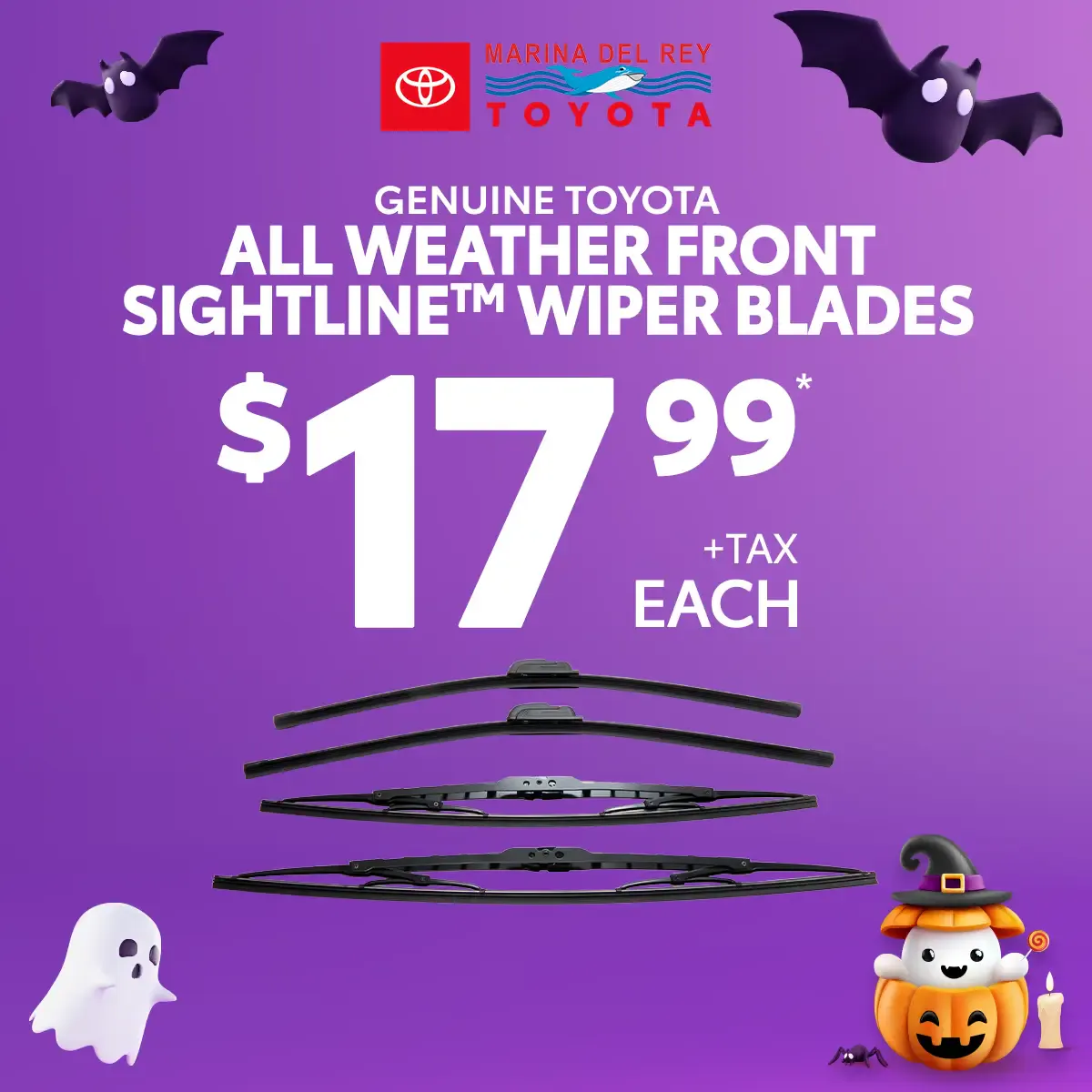 Genuine Toyota Wiper Blades | Marina del Rey Toyota
