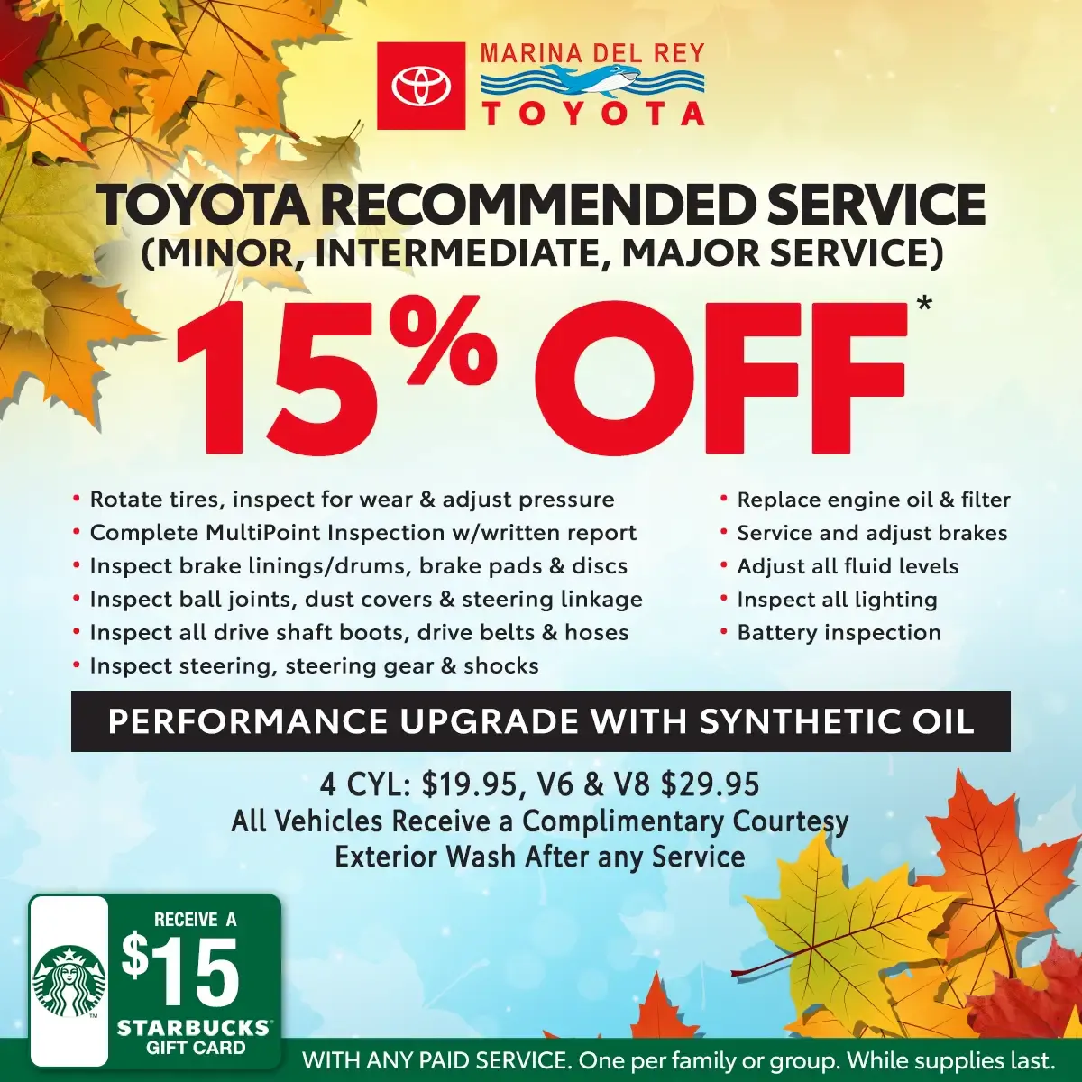 Toyota Recommended Service (Minor, Intermediate, Major Service) | Marina del Rey Toyota