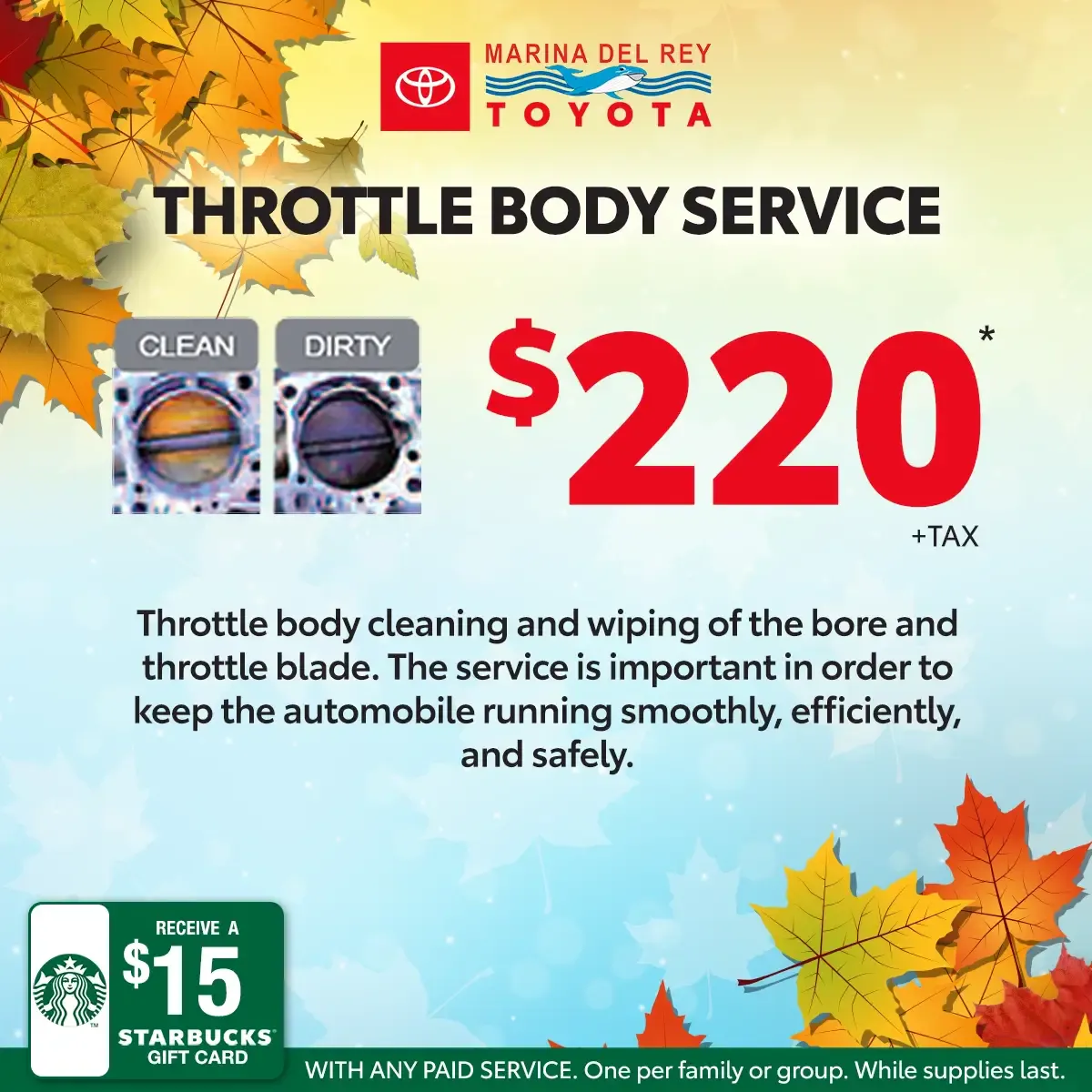 Throttle Body Service | Marina del Rey Toyota