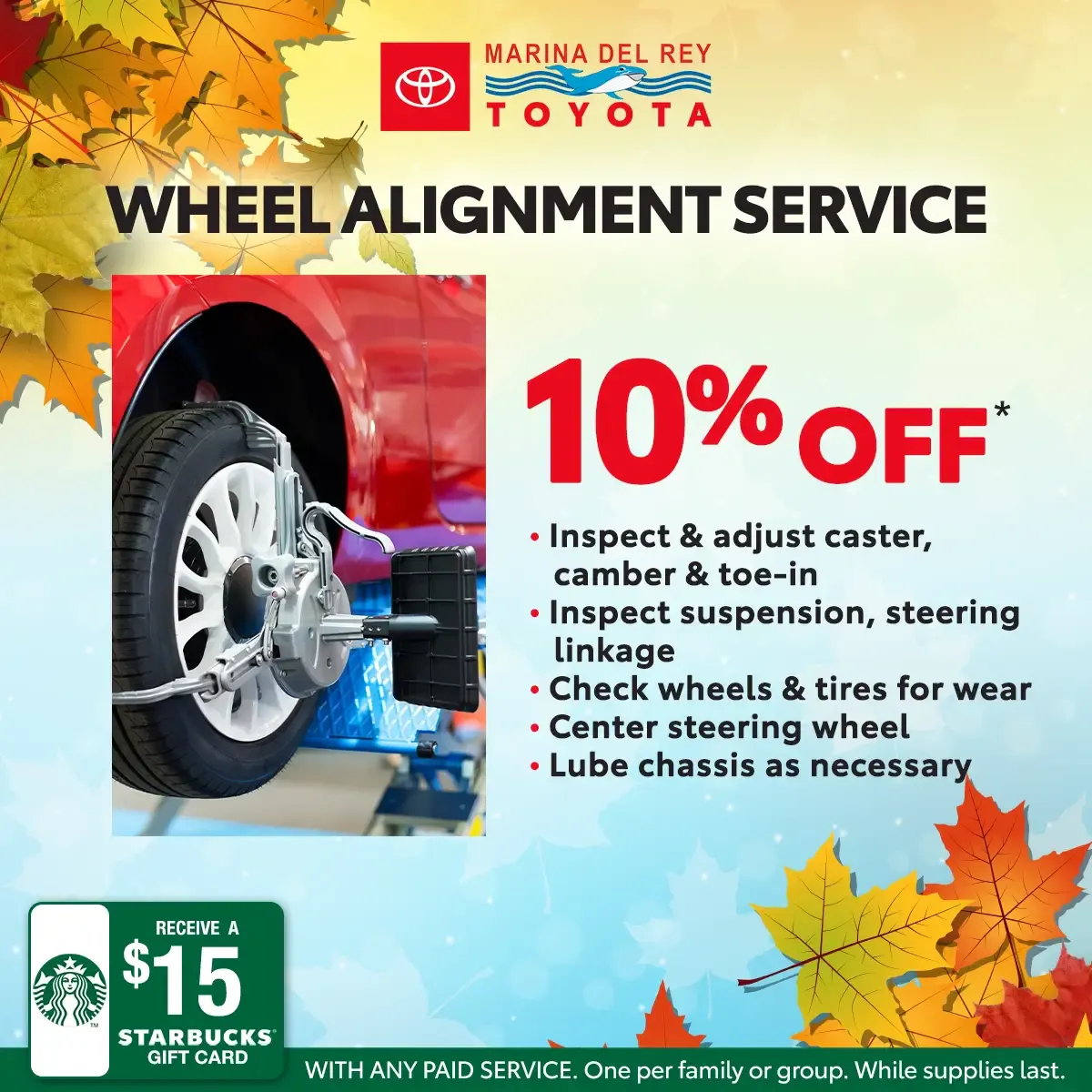 Wheel Alignment | Marina del Rey Toyota