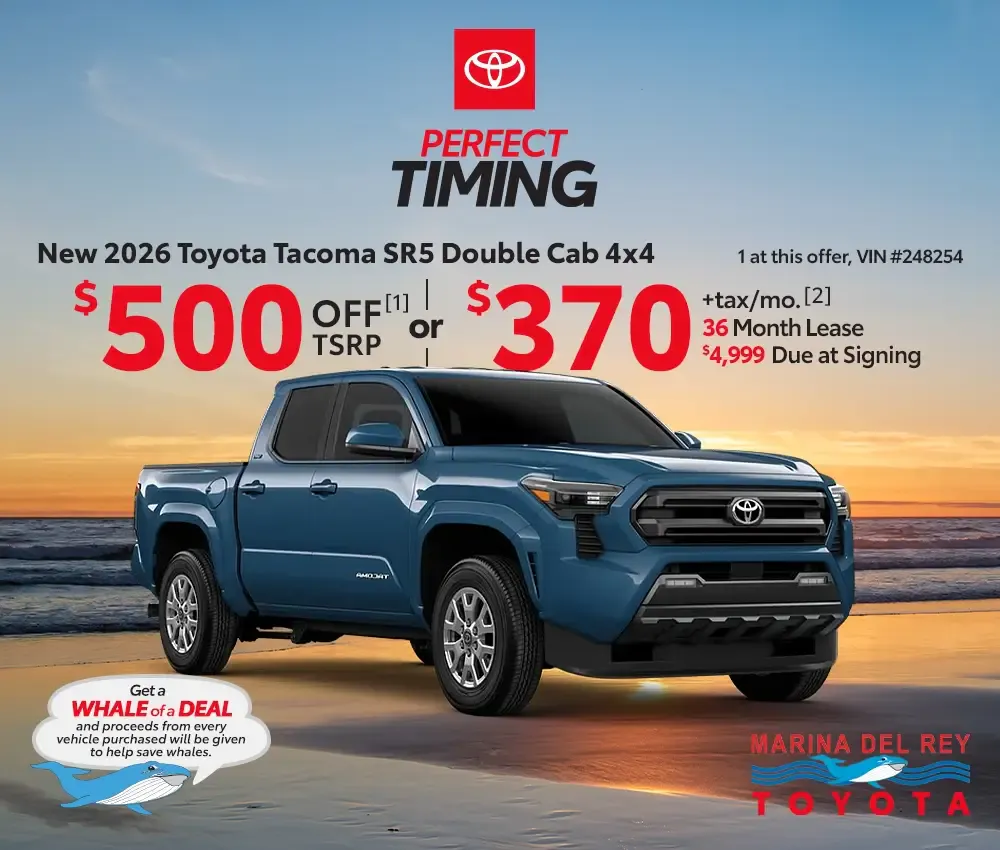 New 2026 Tacoma SR5 Dbl. Cab 4×4 | Marina del Rey Toyota