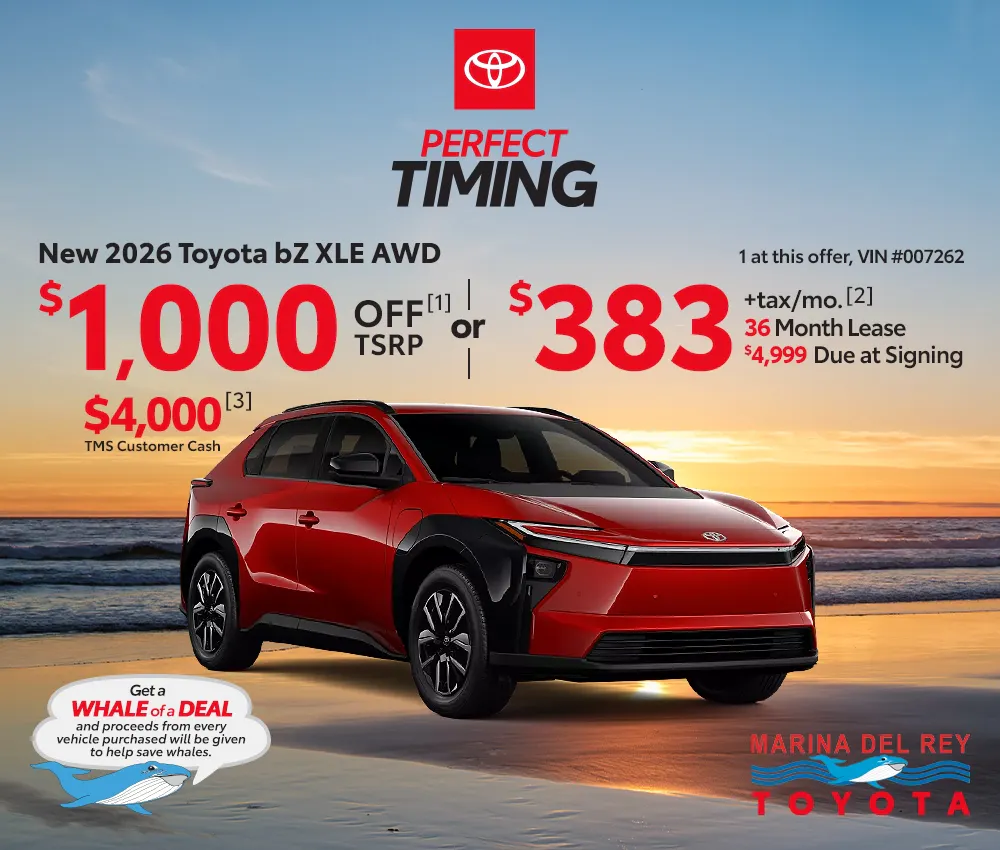 New 2026 bZ XLE AWD | Marina del Rey Toyota