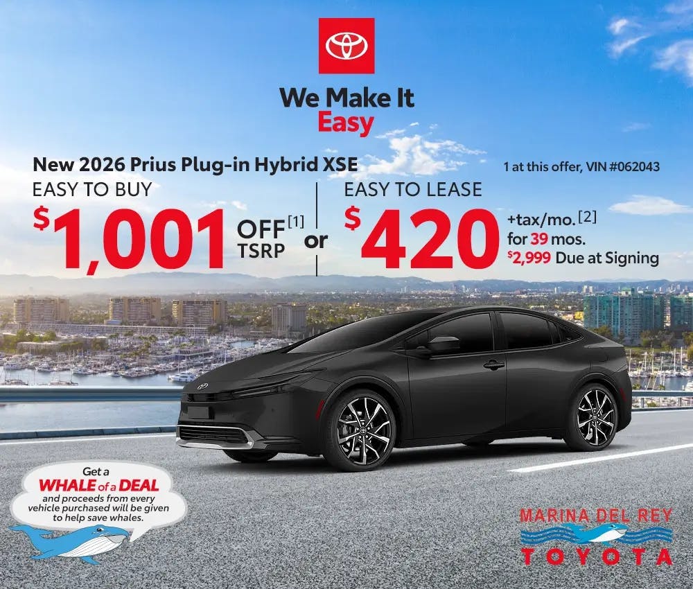 New 2026 Prius Plug-in Hybrid XSE | Marina del Rey Toyota
