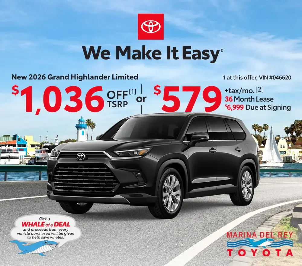 New 2026 Grand Highlander Limited | Marina del Rey Toyota